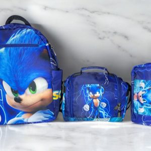 Combo estudiantil pequeño maleta más lonchera más cartuchera